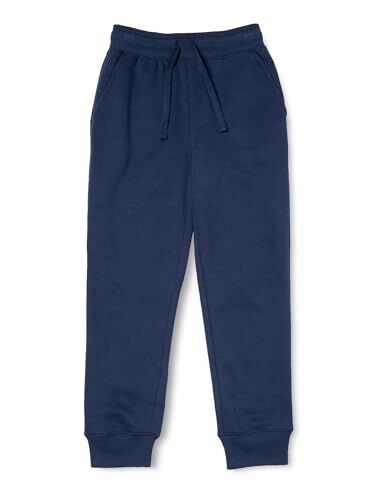 Amazon Essentials Pantaloni Sportivi Jogger in Pile Bambini e Ragazzi, Blu Marino, 4 Anni