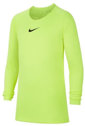 Nike Y Nk Dry Park 1Stlyr JSY LS T-Shirt A Manica Lunga, Bambino, Volt/(Black), XS