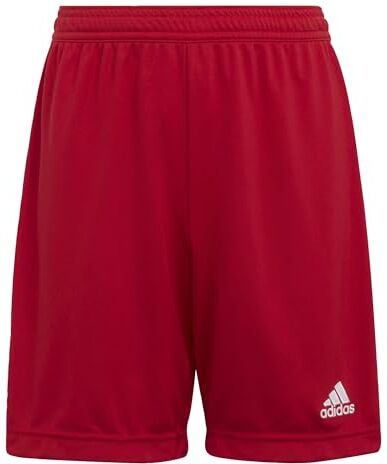 Adidas Entrada 22 Shorts, Pantaloncini Sportivi Unisex Bambini e ragazzi, Team Power Red 2, 116