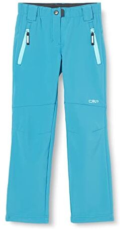 CMP Pantaloni in Softshell da Bambini, Lake-Acqua, 140