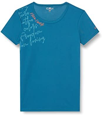 CMP T-Shirt Maglietta, Deep Lake, 128, Unisex Bambini e ragazzi