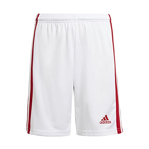 Adidas Squadra 21 Shorts Bambini e ragazzi, White/Team Power Red, 128
