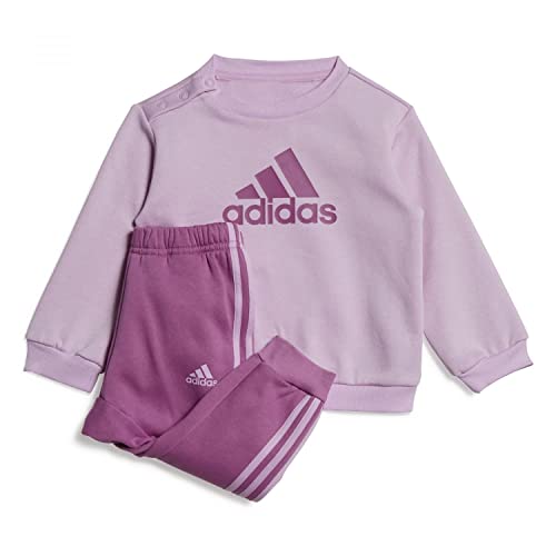 Adidas I Bos Logo Jog Tuta, Viola (Lilgoz Selipu), 3 Mesi Unisex-Bimbi