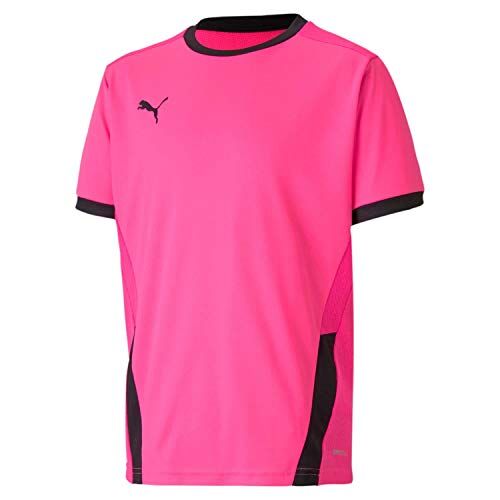 Puma PUMHB # Teamgoal 23 Jersey Jr, Maglietta Unisex Bambini, Fluo Pink- Black, 164