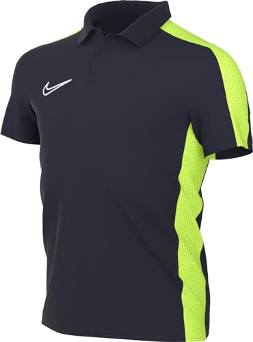 Nike Unisex Kids Short-Sleeve Polo Y Nk DF Acd23 Polo SS, Obsidian/Volt/White, , S