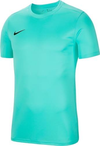 Nike Dri-Fit Park 7, Maglia Manica Corta Bambino, Hyper Turq/Nero, M