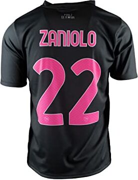 AS Roma Maglia Replica THD Kid 22/23 ZANIOLO, Nero, 4 ANNI