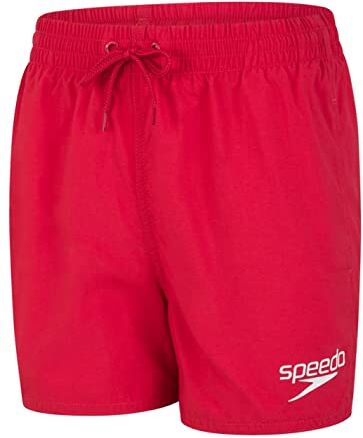 Speedo Essential 13" Costume a pantaloncino Bambino, Fed Rosso, S