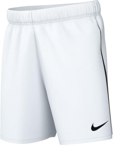 Nike Knit Soccer Shorts Y Nk DF Lge Knit III Short K, White/Black/Black, , XS