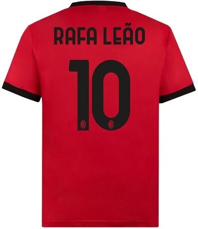 AC Milan Maglia Home Replica Stadio, Stagione 2023/24, Bambini e Ragazzi, Rafa Leão 10, 6 anni