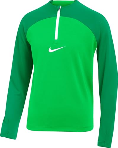 Nike Y Nk DF Acdpr Dril Top K Maglia a Maniche Lunghe, Verde Spark/Lucky Green/White, 7-8 Anni Unisex-Bambini e Ragazzi
