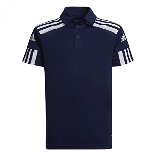 Adidas Unisex Bambini E Ragazzi Polo Shirt (Short Sleeve) Sq21 Polo Y, Team Navy Blue/White, HC6274, 176