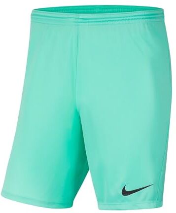 Nike Park III NB, Pantaloncini Bambino, Hyper Turq/Nero, XL