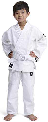 IPPONGEAR Future 2, Tuta da Judo Unisex-Youth, Bianco, 120