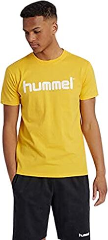 Hummel HMLGO Kids Cotton Logo T-Shirt S/S Color: Sports Yellow_Talla: 140