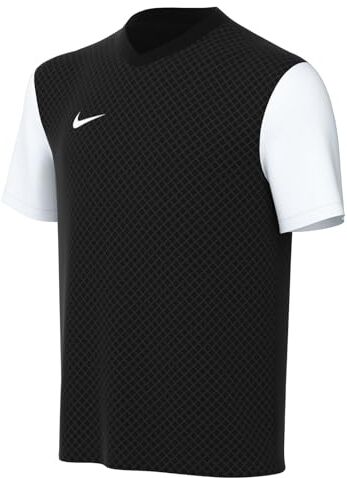 Nike Y Nk DF Tiempo Prem II JSY SS in Jersey, Bianco/Nero/Bianco, 10-12 Anni Unisex-Bambini e Ragazzi