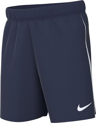 Nike Knit Soccer Shorts Y Nk DF Lge Knit III Short K, Midnight Navy/White/White, , S