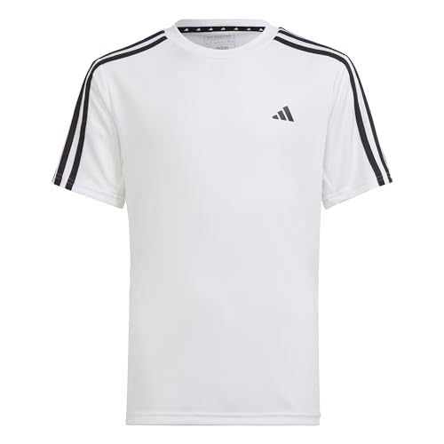 Adidas U TR-es 3s T Maglietta, Bianco/Nero, 13 Años Bambini e Ragazzi