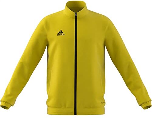 Adidas Entrada 22 Track Top Giacca, Team Yellow/Black, 164 Unisex Bambini e ragazzi