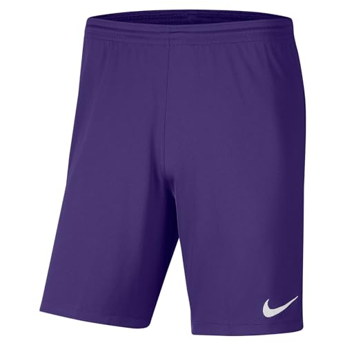 Nike Soccer Shorts Y Nk DF Park II Pantaloncini NB K, Court Purple/White, , M