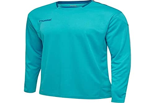 hummel hmlAUTENTICA Maglia in Poliestere L/S, Unisex-Bambini e Ragazzi, Uccello Blu, 152