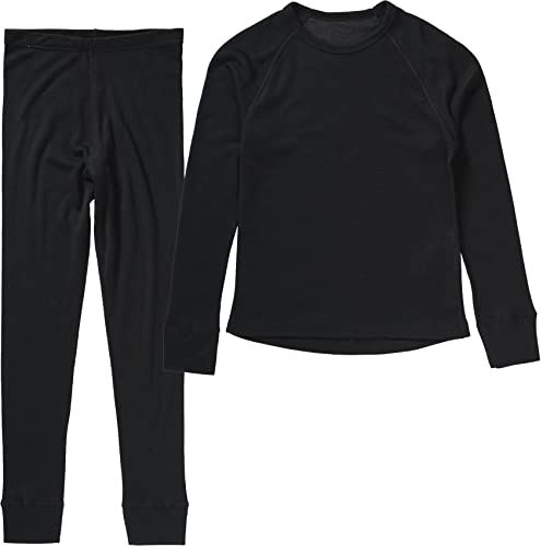 CMP Set Intimo Maglia-Pantalone Da Bambini, Nero, 164