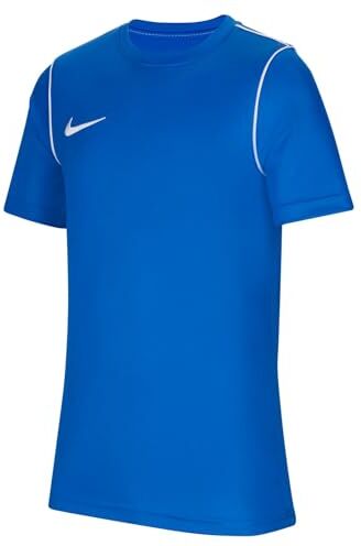 Nike Park 20, Maglia Manica Corta Bambino, Royal Blu/Bianco/Bianco, 10-11 Anni