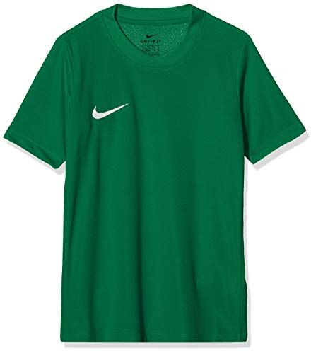 Nike Park Vi Jersey Youth Ss, Maglietta a Maniche Corte Bambino, Verde (Pine Green/White), XL