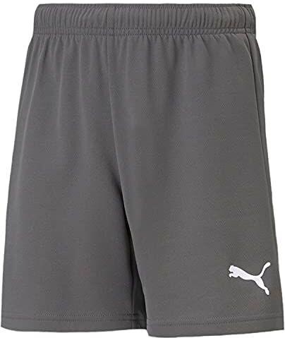 Puma teamRISE Short Jr, Pantaloncini Unisex Bambini e Ragazzi, Smoked Pearl/White, 140