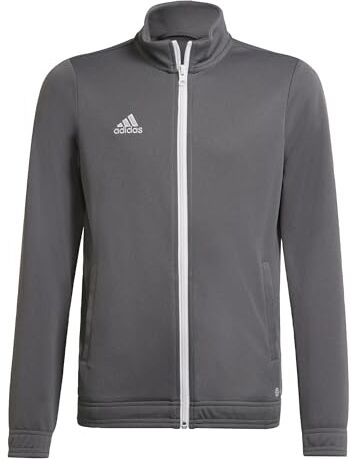 Adidas Entrada 22 Track Top Giacca, Team Grey Four, 140 Unisex Bambini e ragazzi