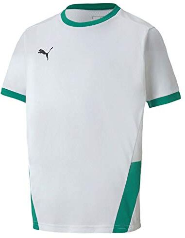 Puma PUMHB # Teamgoal 23 Jersey Jr, Maglietta Unisex Bambini,  White-Pepper Green, 116