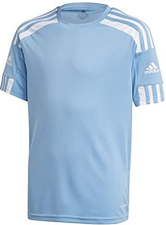 Adidas Squad 21 JSY Y, T-Shirt Bambino, (Tmlgbl)/Bianco, 5-6A