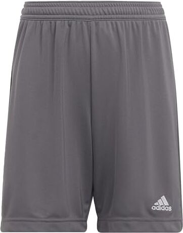 Adidas Entrada 22 Shorts, Pantaloncini Sportivi Unisex Bambini e ragazzi, Team Grey Four, 152