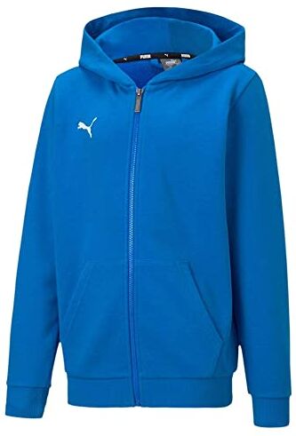 Puma Teamgoal 23 Casuals Hooded Jr, Giacca Tuta Bambino, Blu (Electric Blue Lemonade), 164