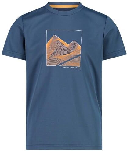 CMP T-Shirt Maglietta, Bluesteel, 152 Unisex-Bambini e Ragazzi