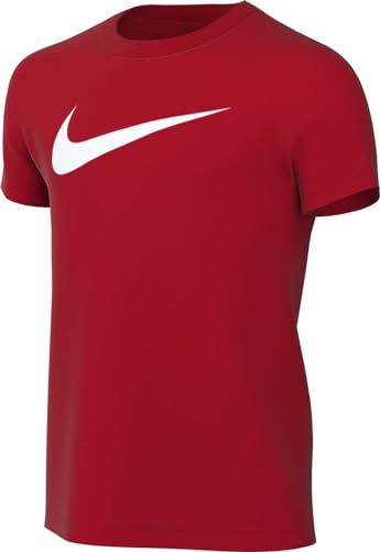 Nike -657 Y NK DF PARK20 SS Tee HBR T-Shirt Unisex Ragazzi University Red/White Taglia XL