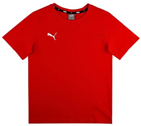 Puma Teamgoal 23 Casuals Tee Jr, Maglietta a Maniche Corte, Bambino, Rosso ( Red), 140