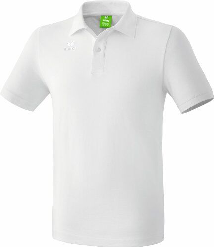 Erima Teamsport, Poloshirt Unisex Bambini, Bianco, 116