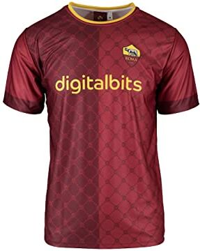 AS Roma Maglia Replica Bambino 22/23, Rosso, 2 ANNI