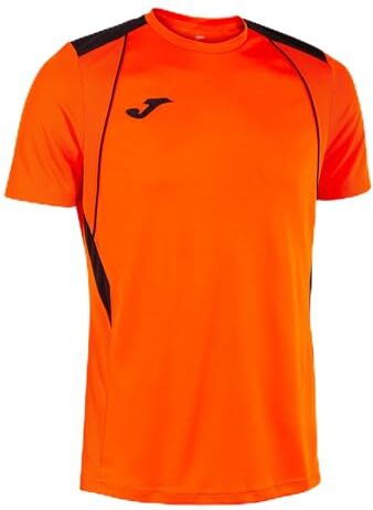 Joma Maglia a Manica Corta Uomo Championship VII Arancione Nero