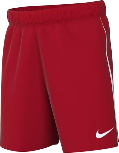 Nike Knit Soccer Shorts Y Nk DF Lge Knit III Short K, University Red/White/White, , S