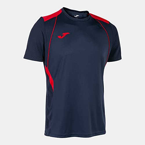 Joma Maglia a Manica Corta Uomo Championship VII Blu Navy Rosso