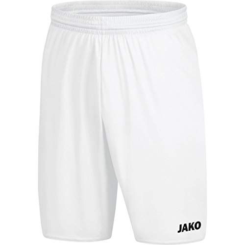 JAKO Manchester 2.0, Pantaloni Sportivi Bambini, Bianco, 164