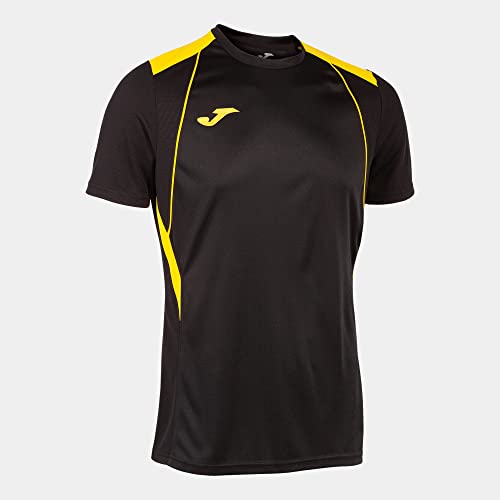 Joma Maglia a Manica Corta Uomo Championship VII Nero Giallo