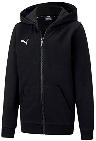 Puma Teamgoal 23 Casuals Hooded Jr, Giacca Tuta Bambino, Nero ( Black), 128