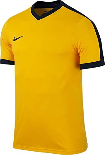 Nike Striker Iv, Maglietta A Manica Corta, Uomo, Giallo (University Gold/Black), XL