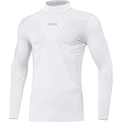 JAKO Comfort 2.0, Maglia Mens, Bianco, Taglia S