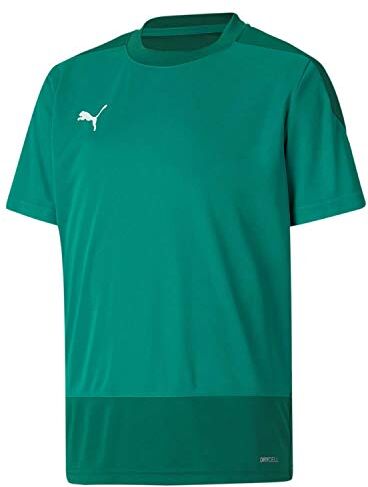 Puma Teamgoal 23 Training Jersey Jr, Maglia da Allenamento Unisex Bambini, Pepper Green-Power Green, 164