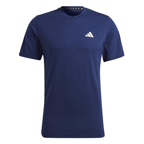 Adidas TR-ES FR T T-Shirt Uomo Dark Blue/White Taglia L