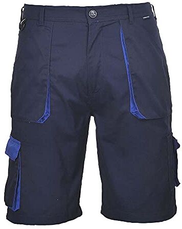 Portwest Bermuda Bicolore Texo, Colore: Navy, Taglia: XL (altezza 164-176 cm)